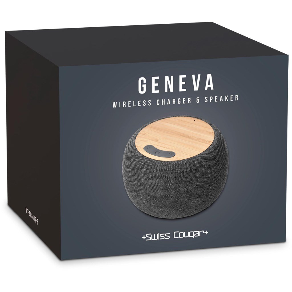 Geneva Wireless Charger & Bluetooth Speaker