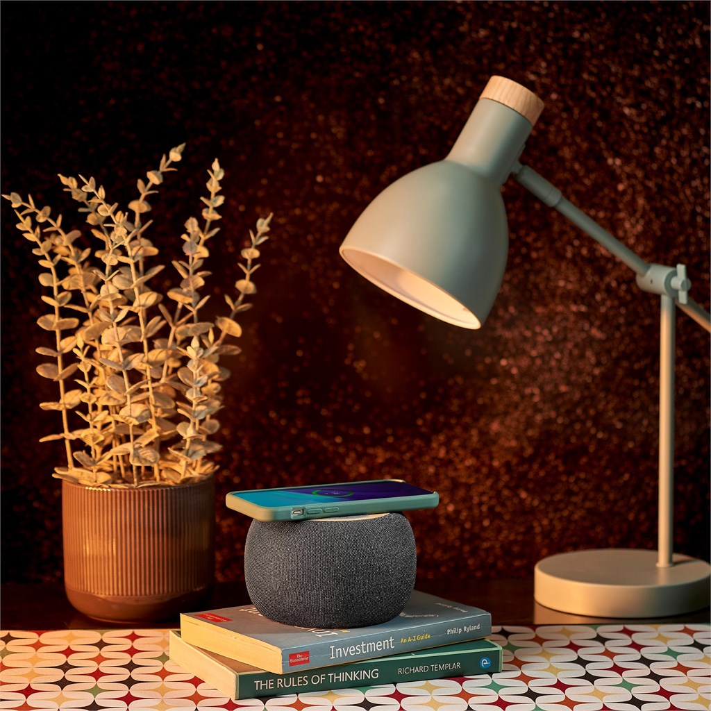 Geneva Wireless Charger & Bluetooth Speaker