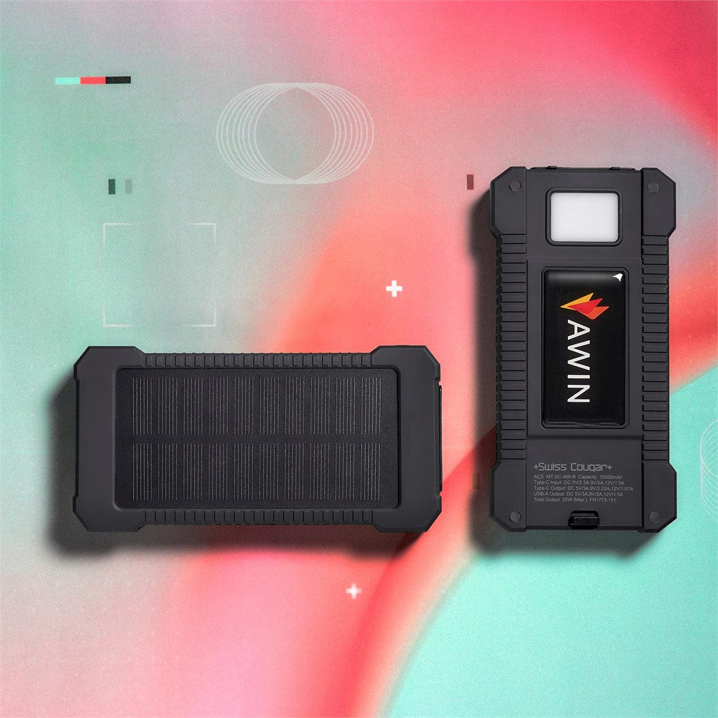 Durban Fast Charge 20W Solar Power Bank -10000mAh