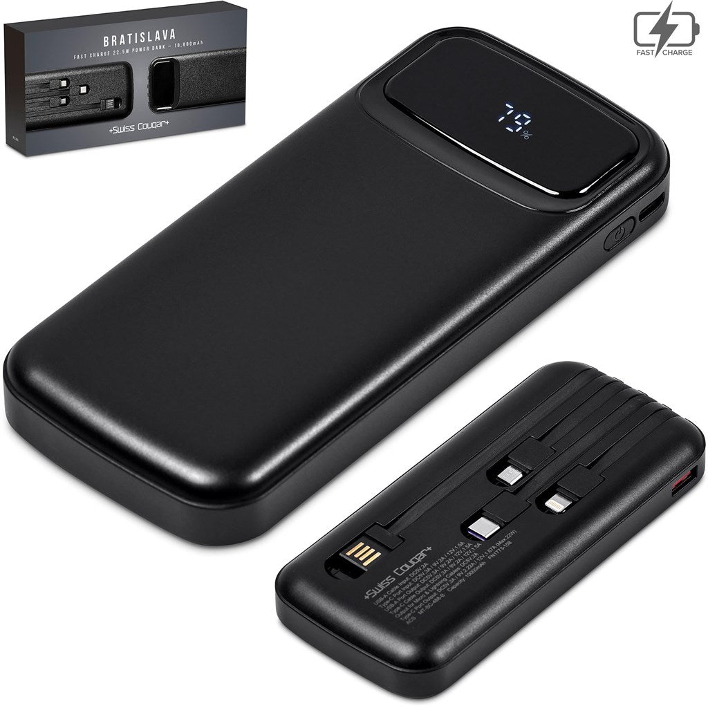 Bratislava Fast Charge 22.5W Power Bank - 10,000mAh