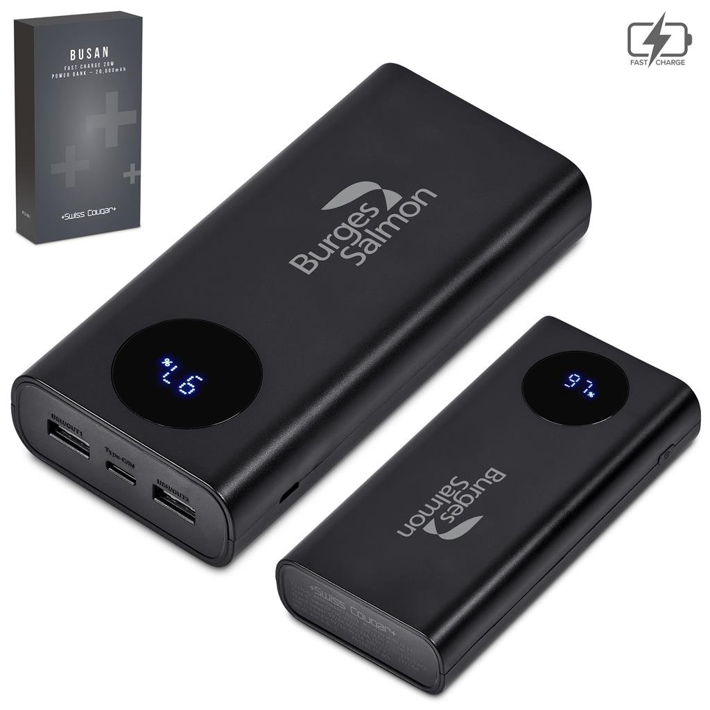 Busan Fast Charge 20W Power Bank - 20,000mAh