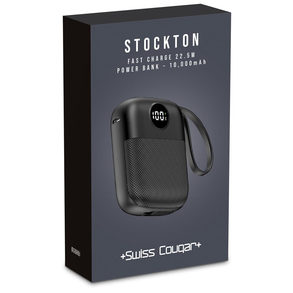 Stockton Fast Charge 22.5W Power Bank - 10000mAh