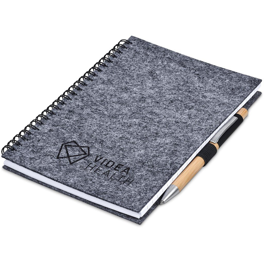 Fuji Recycled PET Felt A5 Spiral Notebook