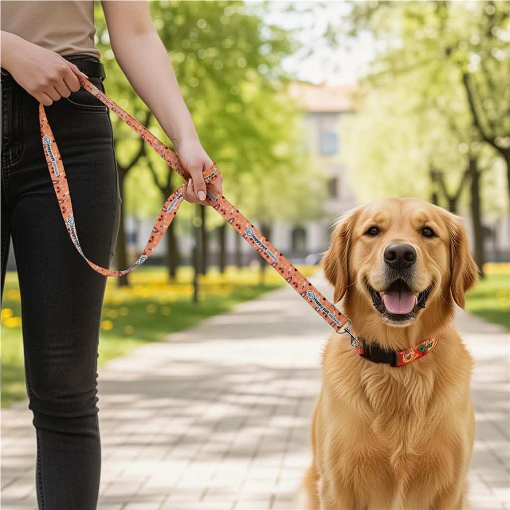 Pre-Printed Sample Custom Buddy Polyester Dog Leash
