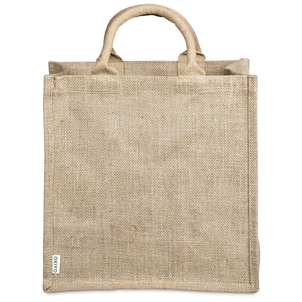 Pre-Production Sample  Nuri Sublimated Pocket Jute Tote
