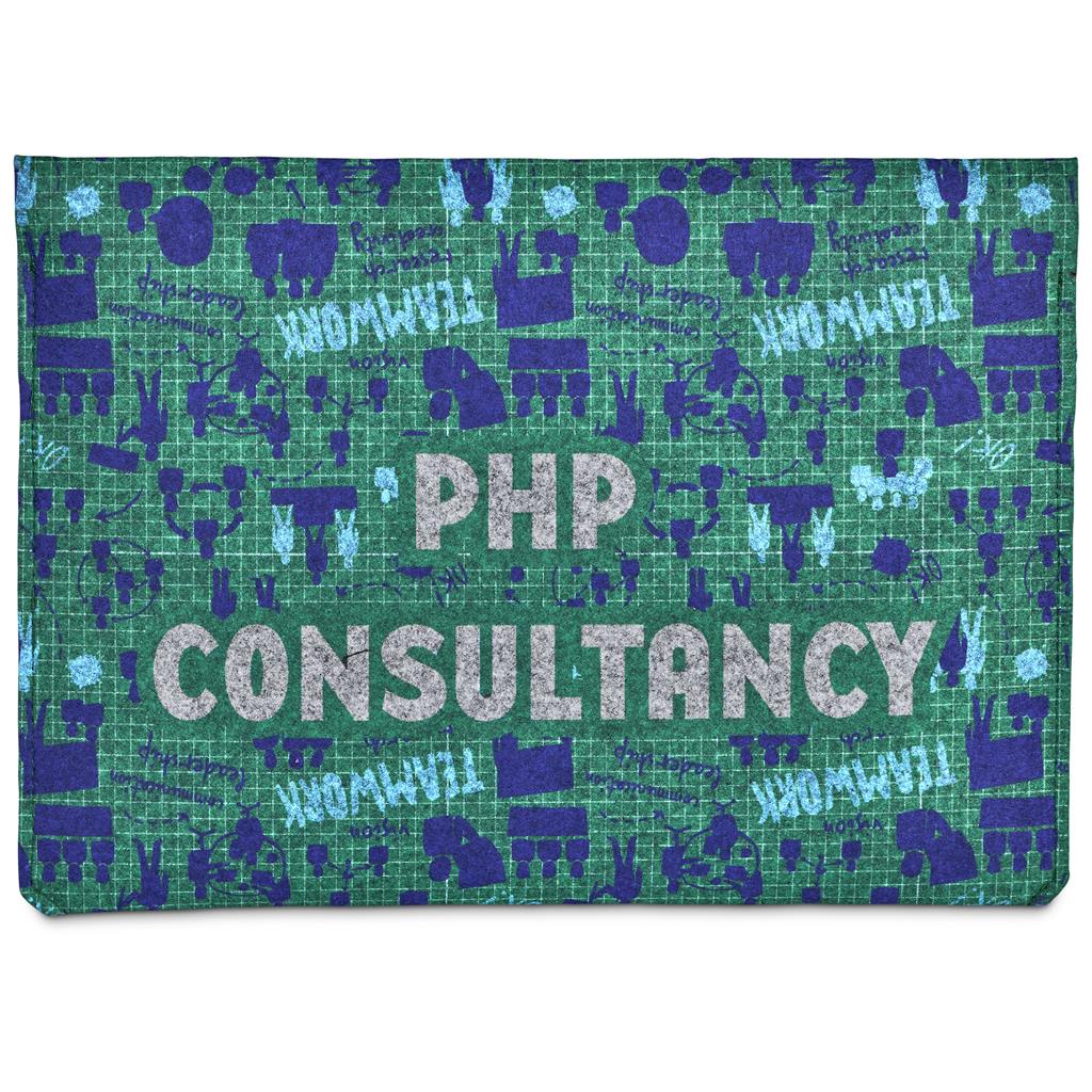 Pre-Production Sample Custom Revo RPET Felt Document Holder