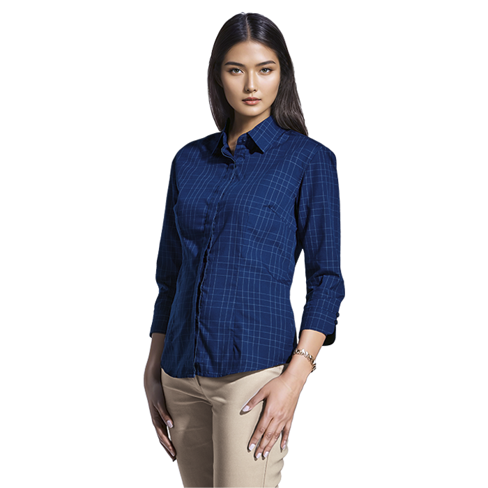 Ladies Hamilton Check Blouse