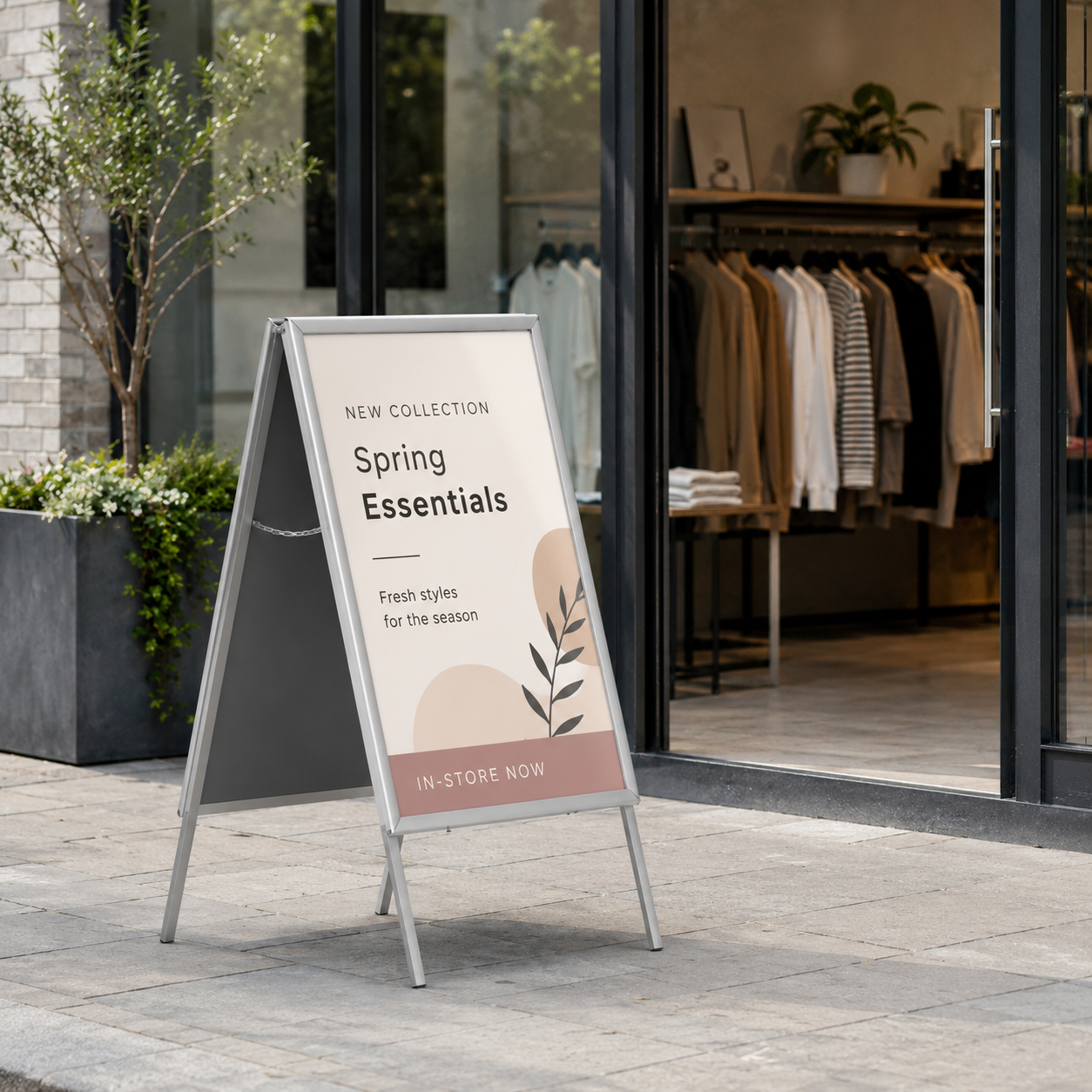 Retail A-Frame Sign Board – Double-Sided
