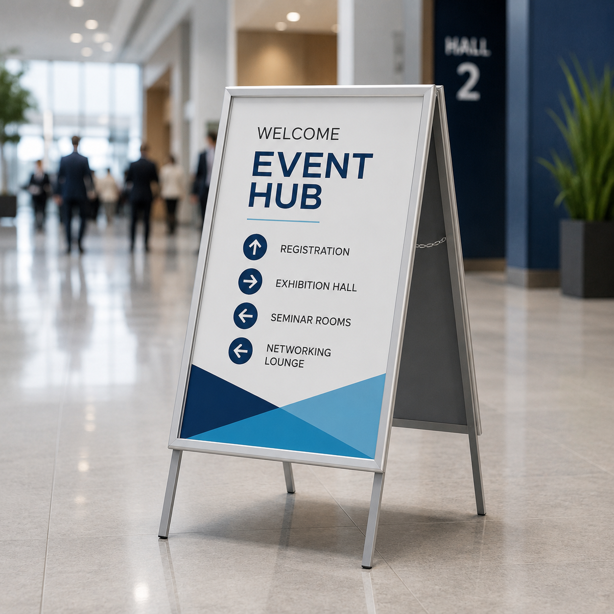 Retail A-Frame Sign Board – Double-Sided