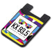 Arcadian Sublimation Phone Card Holder Black / BL - Mobile Accessories