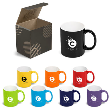 Omega Mug in Bianca Custom Gift Box - Purple Only-Yellow-Y
