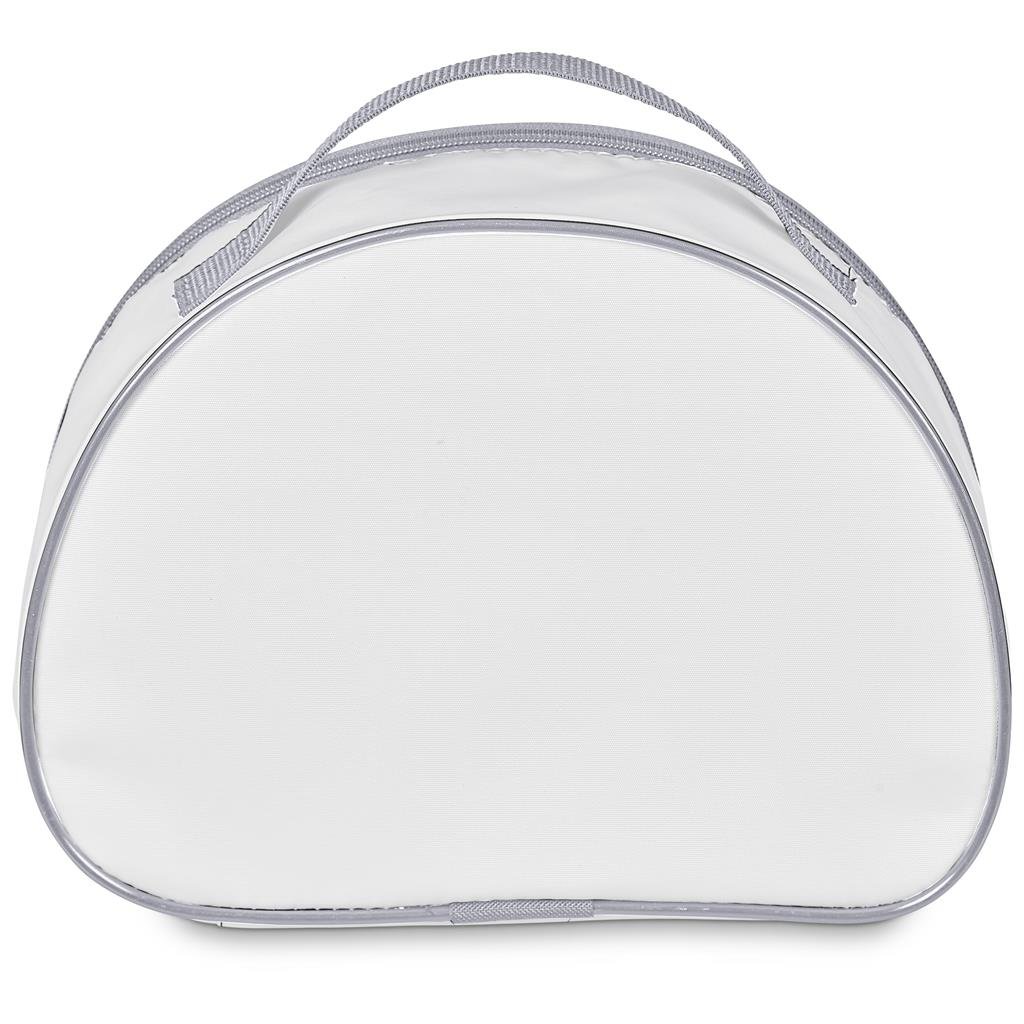 Custom Aloe Toiletry Bag With PVC Front Window GREY - Bags,Custom and Cosmetic Bags