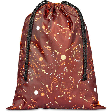 Custom Benguela Jumbo Polyester Drawstring Pouch BLACK - Bags and Backpacks,Custom Backpacks