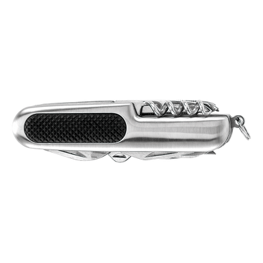 11 Function Pocket Knife Silver / STD / Regular - Flashlights and Tools