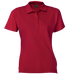 200g Ladies Pique Knit Golfer Red / XS / Regular - Golf Shirts