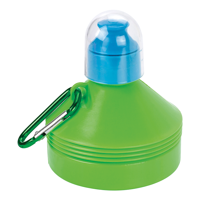 BW3879 - 600ml Collapsible Water Bottle with Carabiner Clip - Drinkware