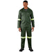Acid Resistant Polycotton Conti Suit - Reflective Arm Legs & Back - Yellow Tape