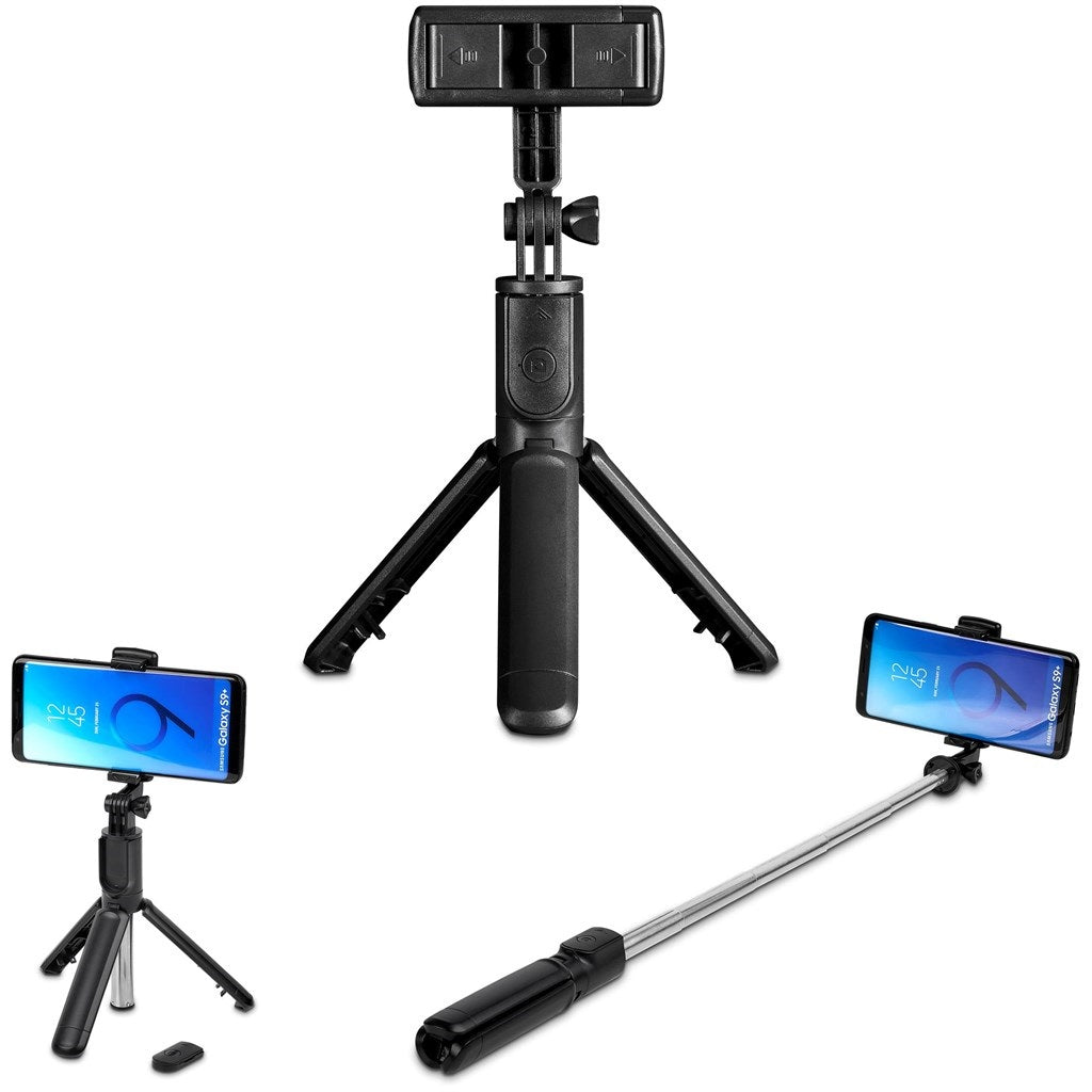 Adelside Tripod Stand and Selfie Stick Black / BL