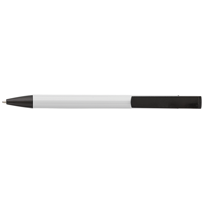 Aluminium Ballpoint Pen With Mobile Phone Stand White / STD / Last Buy - Writing Instruments