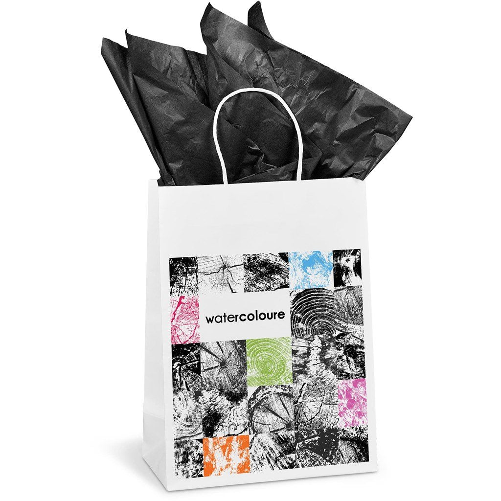 Animated Midi Gift Bag 200gsm Solid White / SW