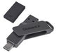 Atraxia Dual Flash Drive – 64GB / Gun Metal / GM