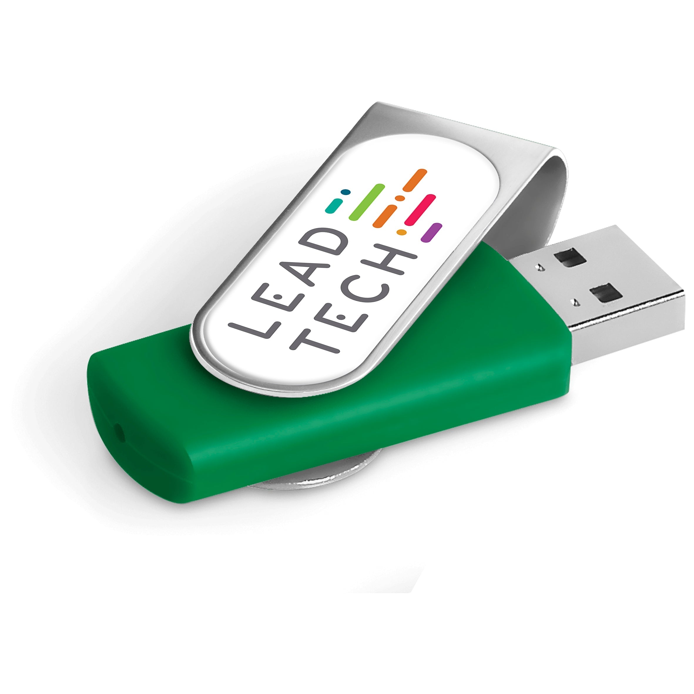 Axis 16Gb Dome Memory Stick - Yellow-16GB-Green-G