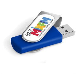 Axis 16Gb Dome Memory Stick - Yellow-