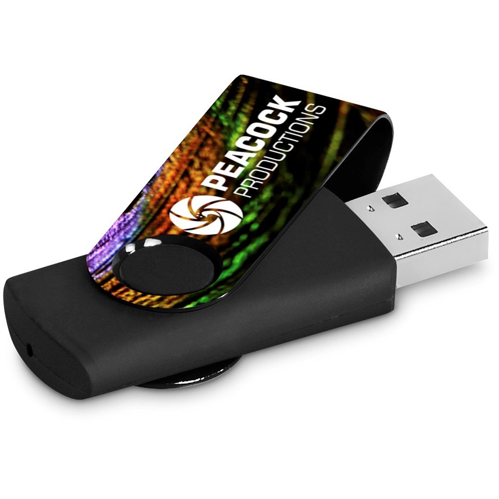 Axis Gyro Black Flash Drive - 16GB / BLACK - Drives,Flash Drives