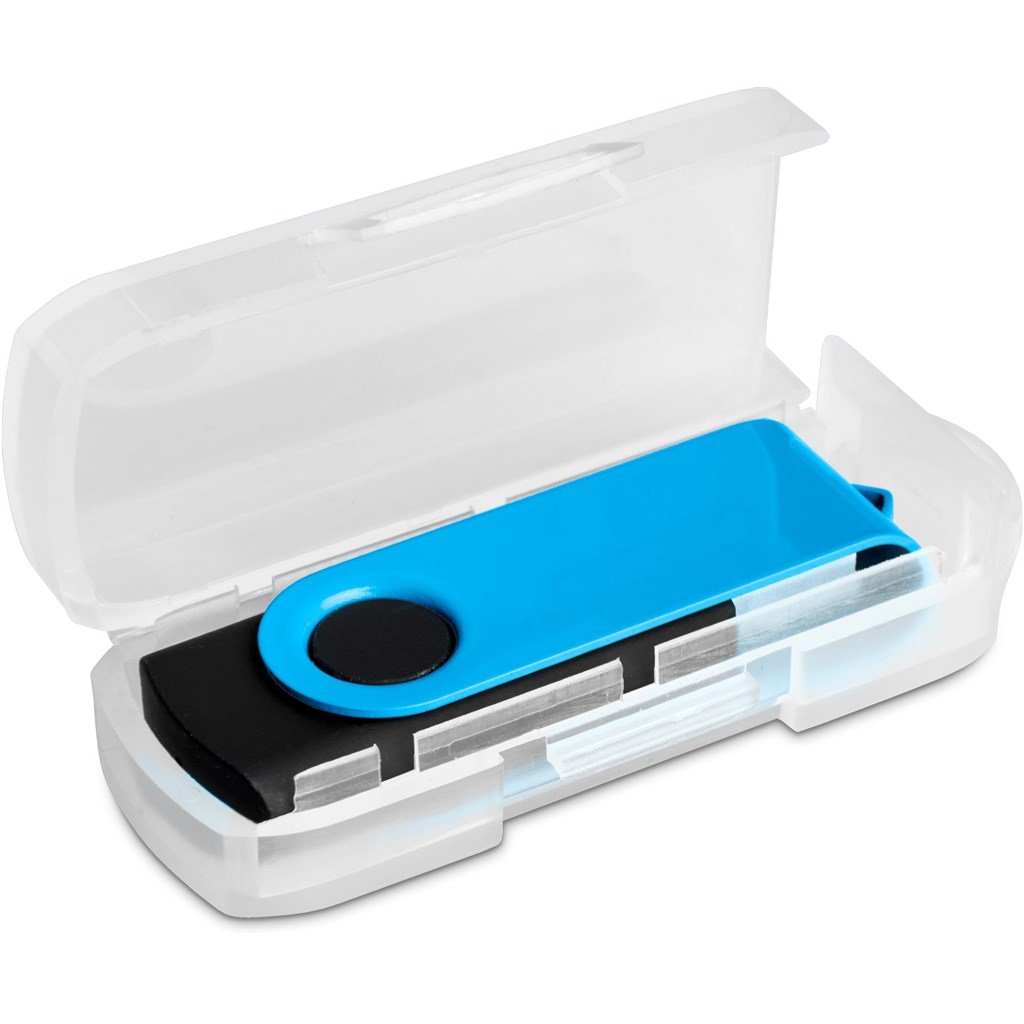 Axis Gyro Black Flash Drive - 16GB - Drives,Flash Drives