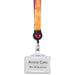 Badge Reel Double-Sided Satin Lanyard BLACK - Lanyards,Lanyards,Custom Lanyards Wrist Straps and Keyholders,Custom Keyholders