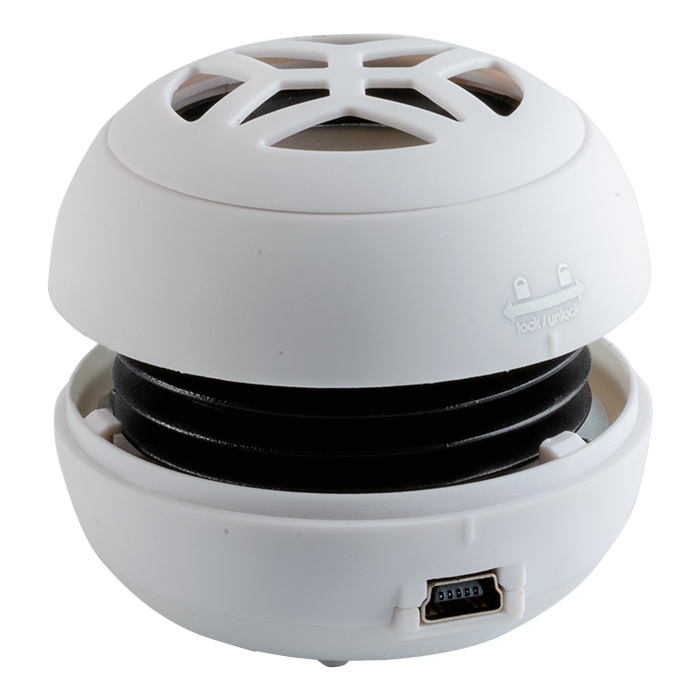 BE0006 - Hamburger Speaker White / STD / Last Buy - Technology