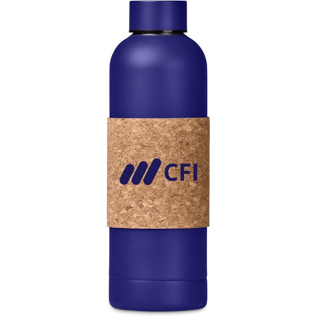 Bermuda Kork Recycled Stainless Steel Water Bottle - 800ml NAVY - Bottles,Drinkware,Recycled Drinkware