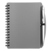 BF5139 - A6 Spiral Notebook and Pen Grey / STD / Regular - Notebooks