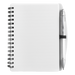 BF5139 - A6 Spiral Notebook and Pen White / STD / Regular - Notebooks