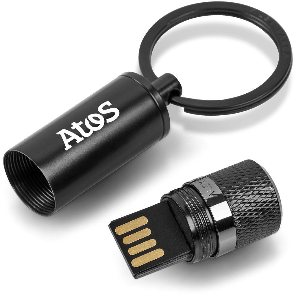 Blofeld Flash Drive Keyholder - 32GB / Black / BL - Keychains