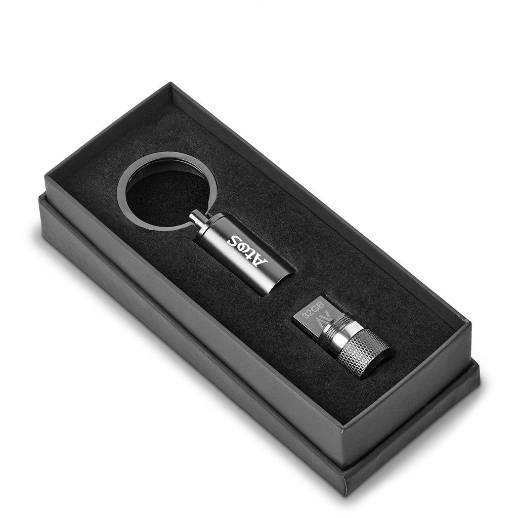 Blofeld Flash Drive Keyholder - 32GB / Black / BL - Keychains