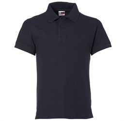 Boston Kids Golf Shirt - Red Only-Shirts & Tops