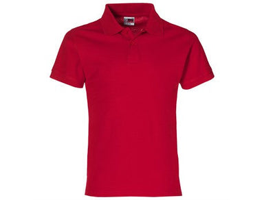 Boston Kids Golf Shirt - Red Only-Shirts & Tops