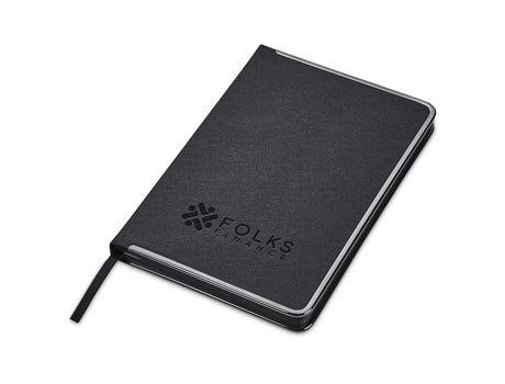 Branca A5 Hard Cover Notebook Black / BL