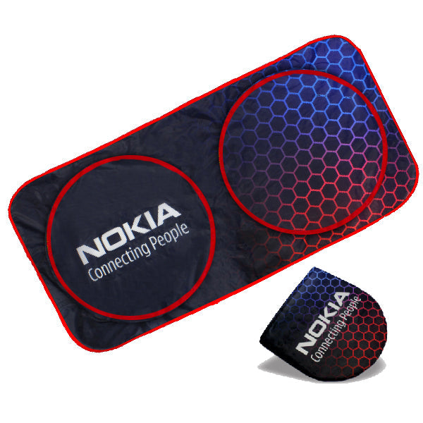 Breeze Windscreen Shade Visor with Edge to Full Colour Print - Visors