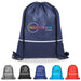 Brighton Non-Woven Drawstring Bag-Grey-GY