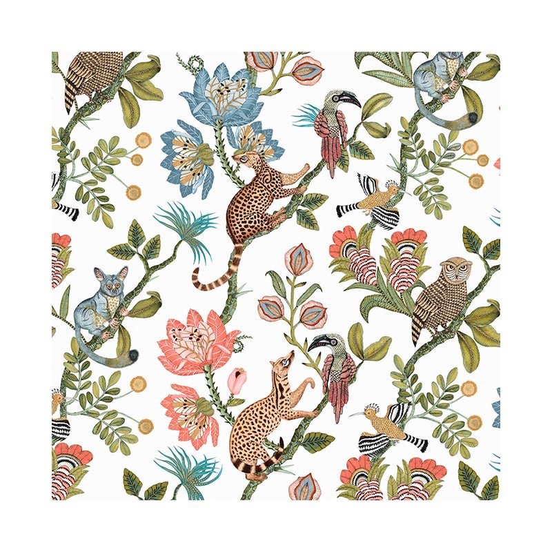 Bulawayo Bag In Collaboration With Ardmore-Duffel Bags-Camp Critters Coral