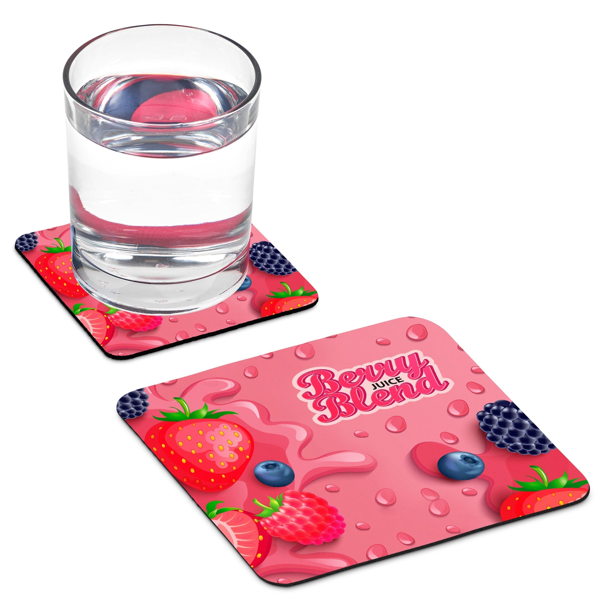 Cancun Sublimation Coaster Solid White / SW