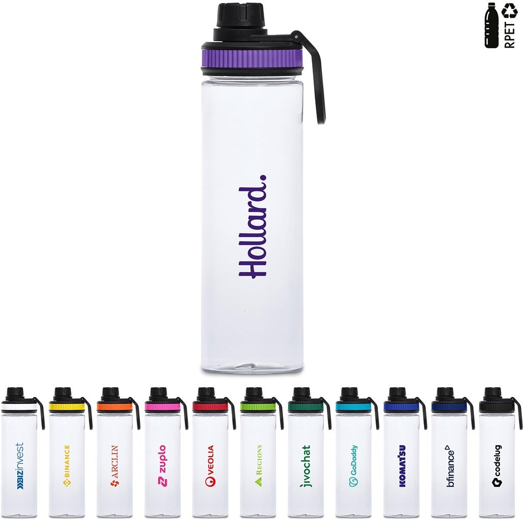 Carmona Recycled PET Water Bottle – 750ml - Bottles,Recycled Products,Recycled Drinkware,Drinkware