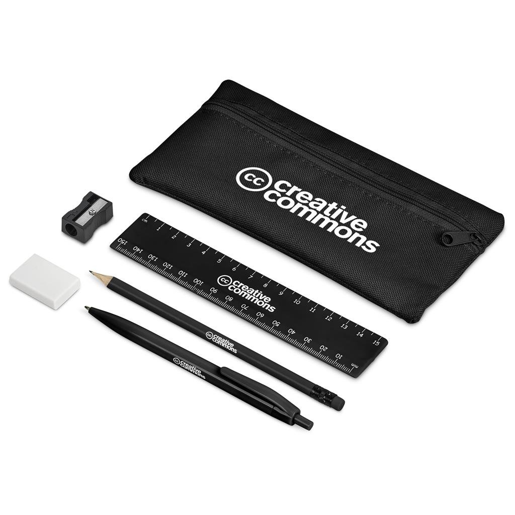 Central Stationery Set BLACK - Stationery,Sets,Stationery Sets