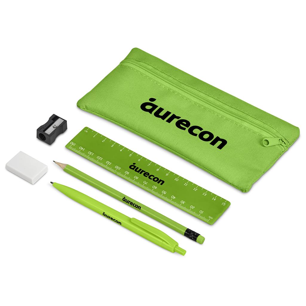 Central Stationery Set LIME - Stationery,Sets,Stationery Sets
