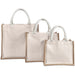Chinsai Midi Jute & Cotton Tote NATURAL - Eco-Friendly Bags,Shoppers and Totes,Cotton Products,Jute Products,Bags,Bags