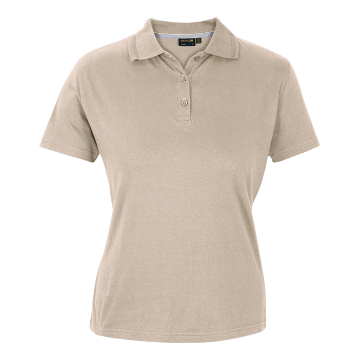 Clarence Ladies Golf Shirt S / Stone - Shirts & Tops