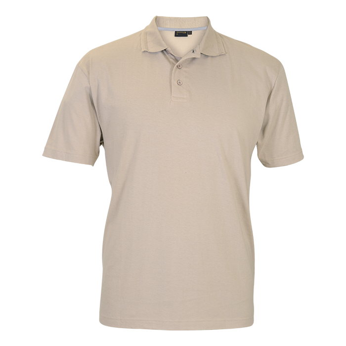 Clarence Mens Golf Shirt S / Stone - Shirts & Tops