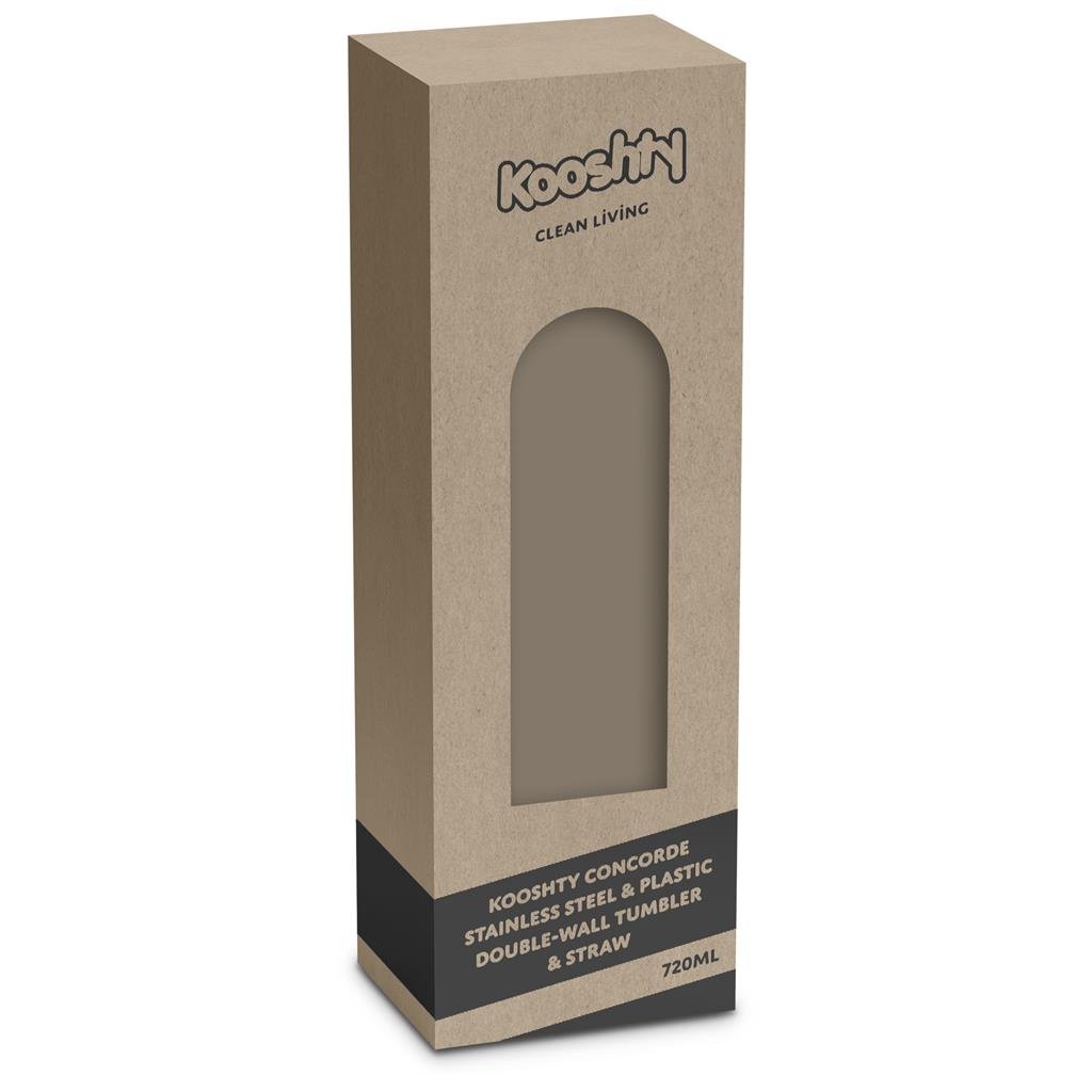 Concorde Stainless Steel & Plastic Double-Wall Tumbler Straw - 720ml - Travel Mugs and Tumblers,Ideas for Summer,Drinkware